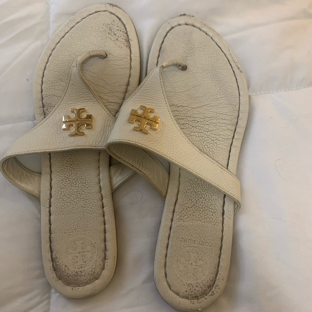 Used and loved Tory sandals